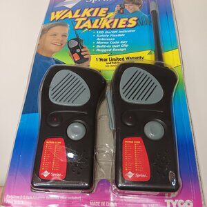 Vintage NOS Sprint 1994 Tyco playtime walkie talkies morse code key transceiver
